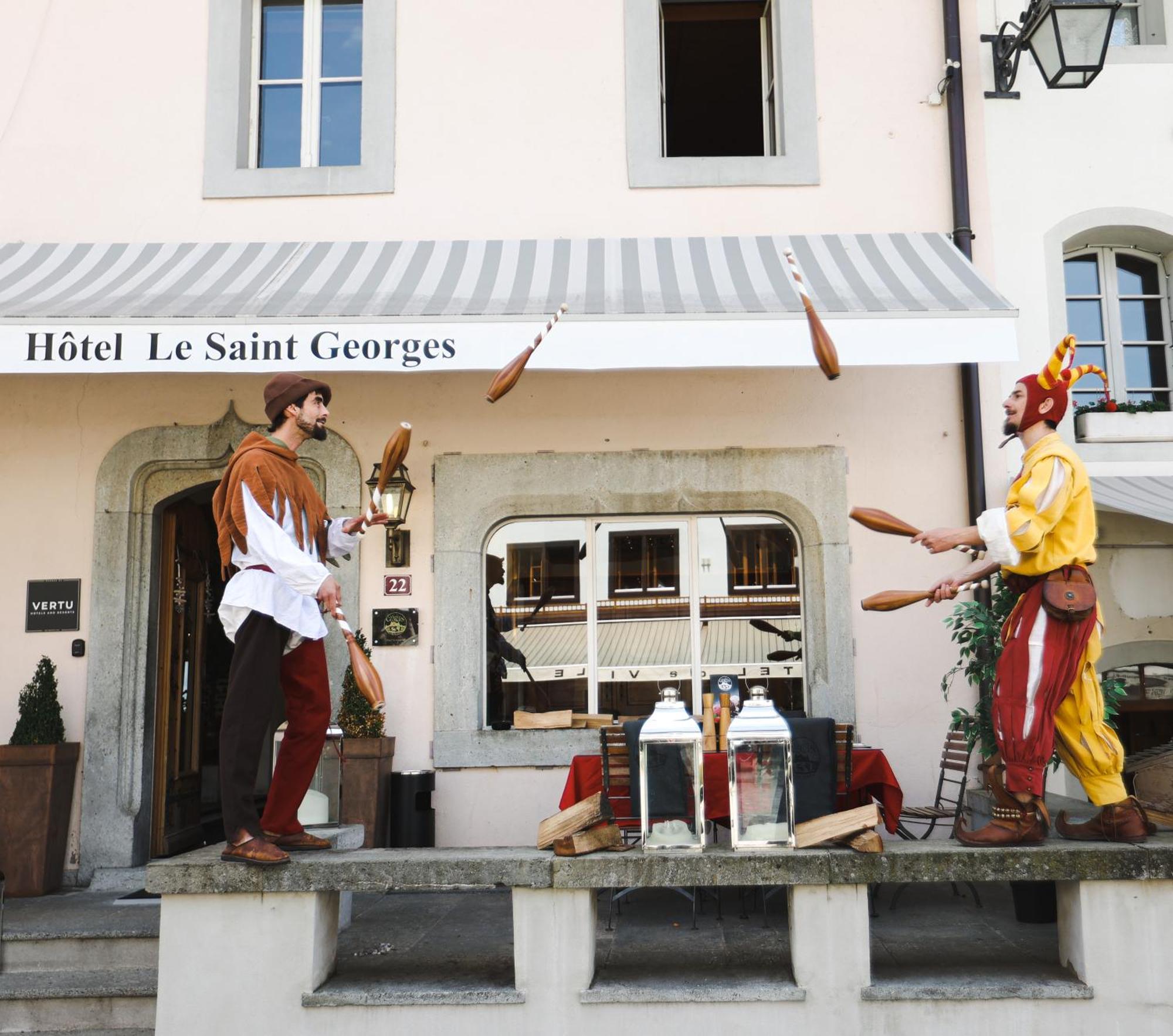 Hotel Le Saint Georges Greyerz Exterior foto